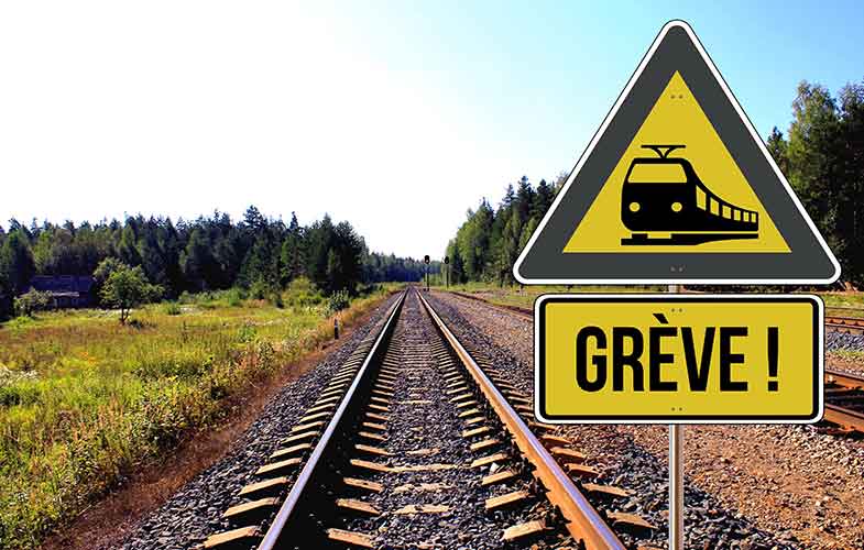 Grève sur le rail