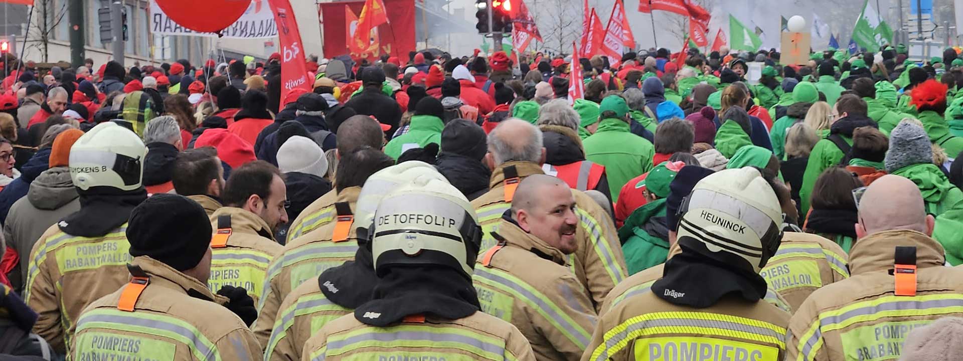 Manif Pompiers